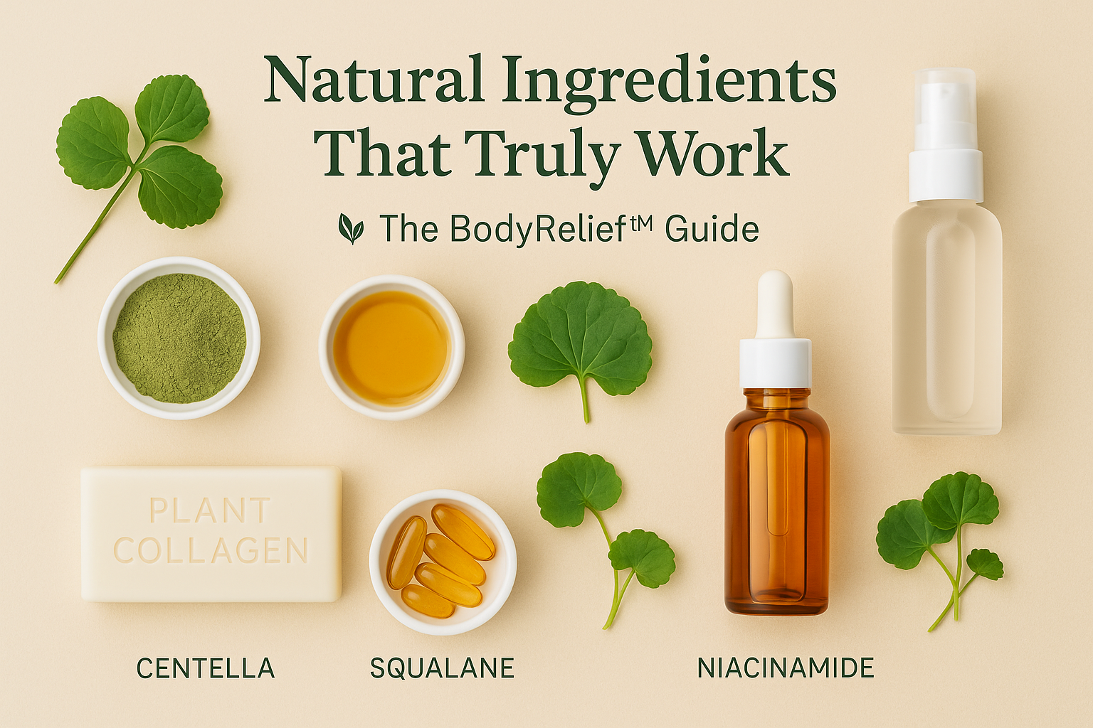 Natural Ingredients That Truly Work — The BodyRelief™ Guide 🌿