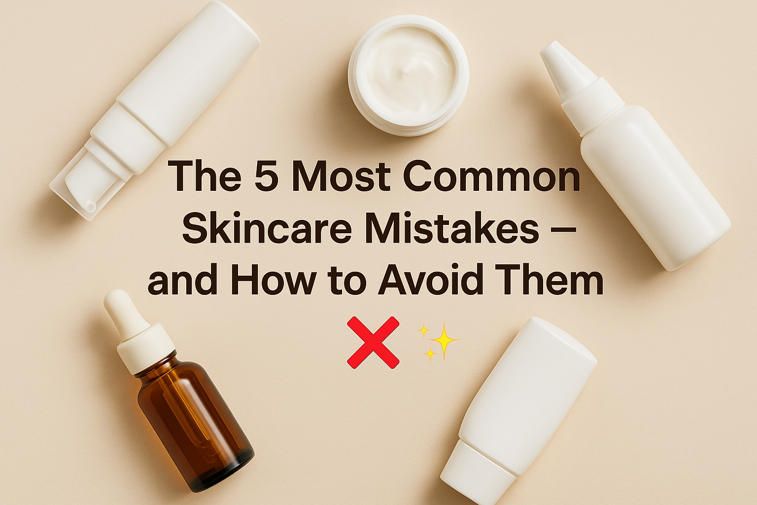 The 5 Most Common Skincare Mistakes — and How to Avoid Them ⚠️✨