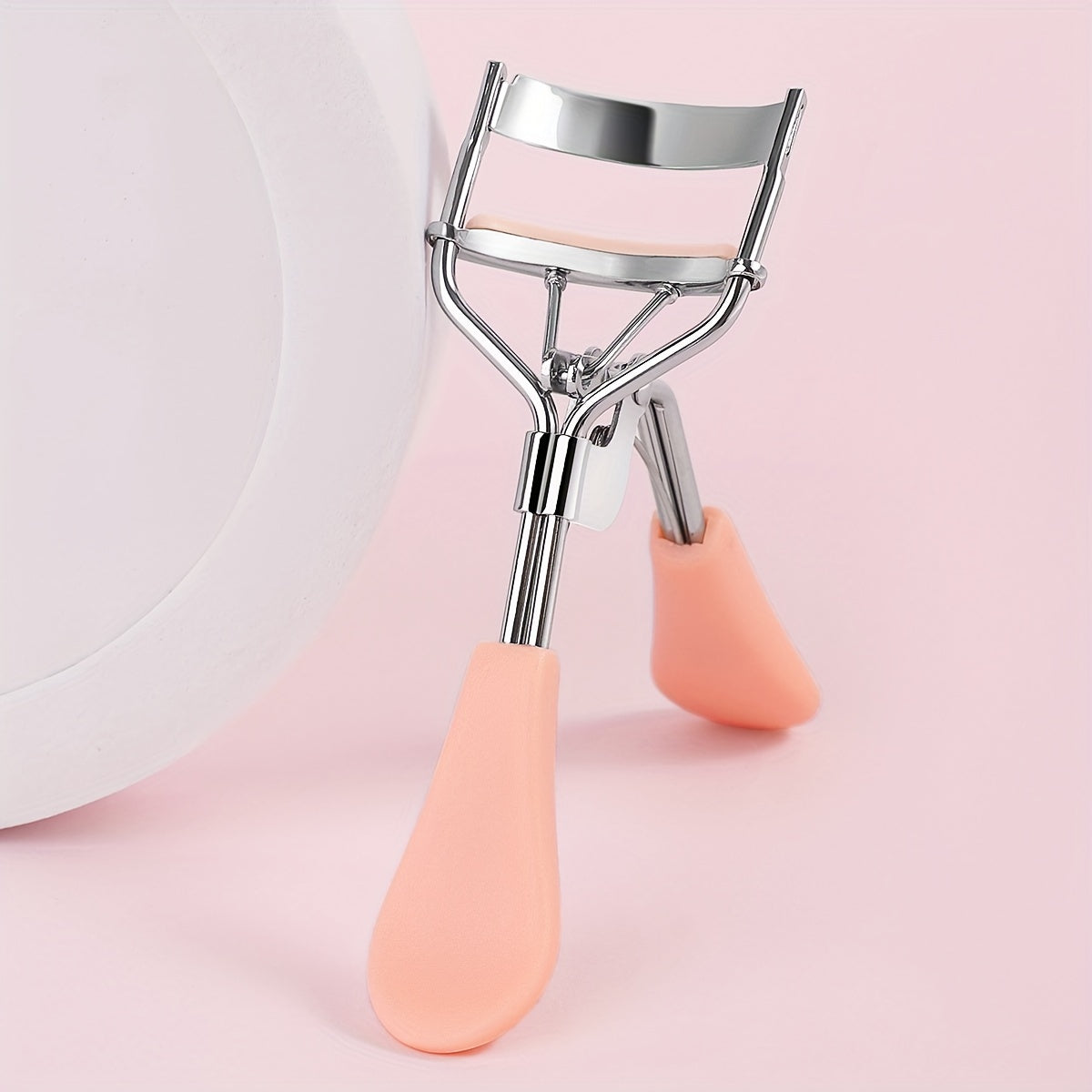 1 Portable Black Eyelash Curler, Stainless Steel Eyelash Curler