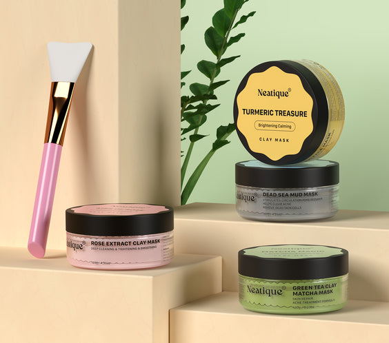 Neatique Face Masks Skincare Set, 480g (120gx4) - bodyrelief.uk