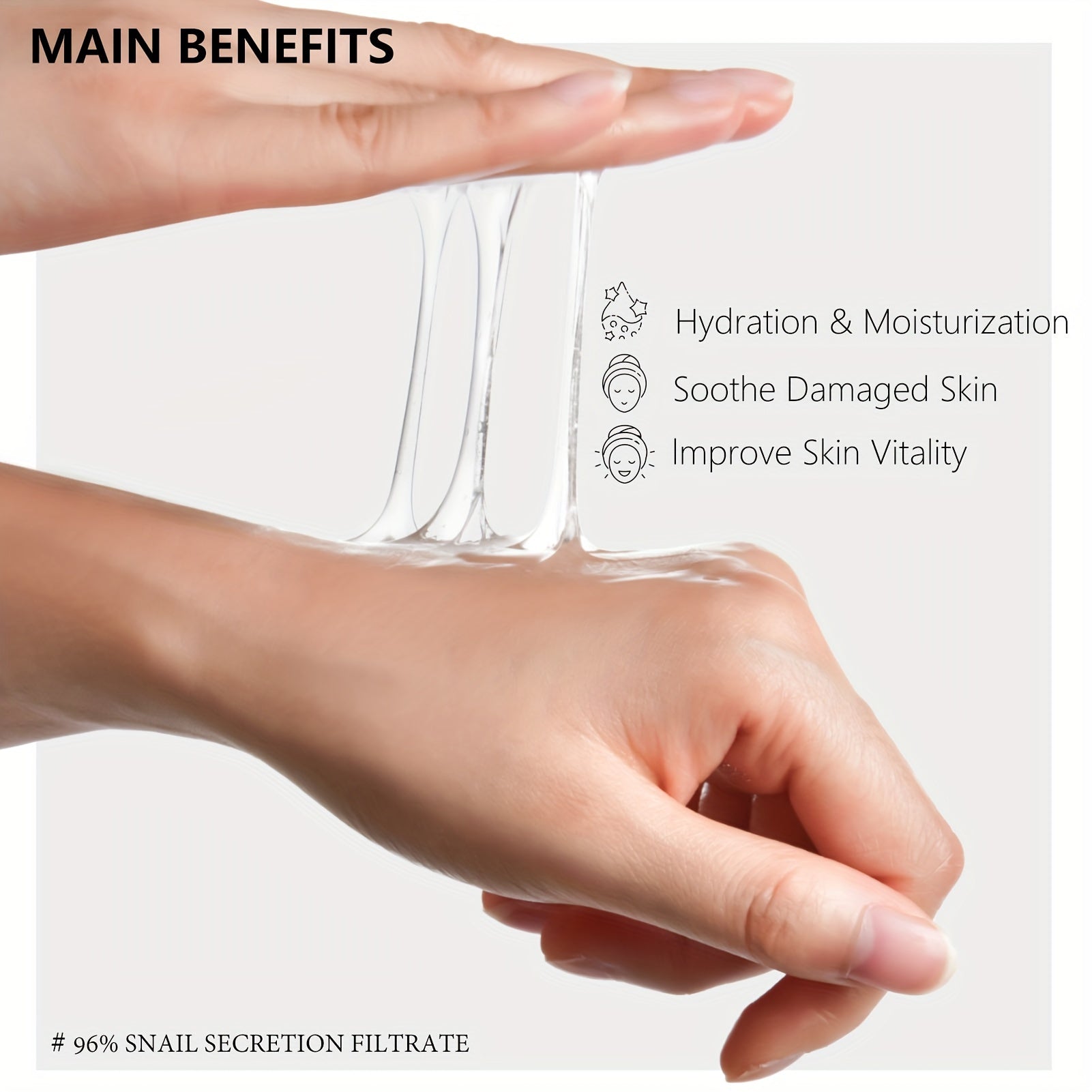 SkinRelief™ Snail Repair – 150ml 96% Advanced Mucin Serum - bodyrelief.uk