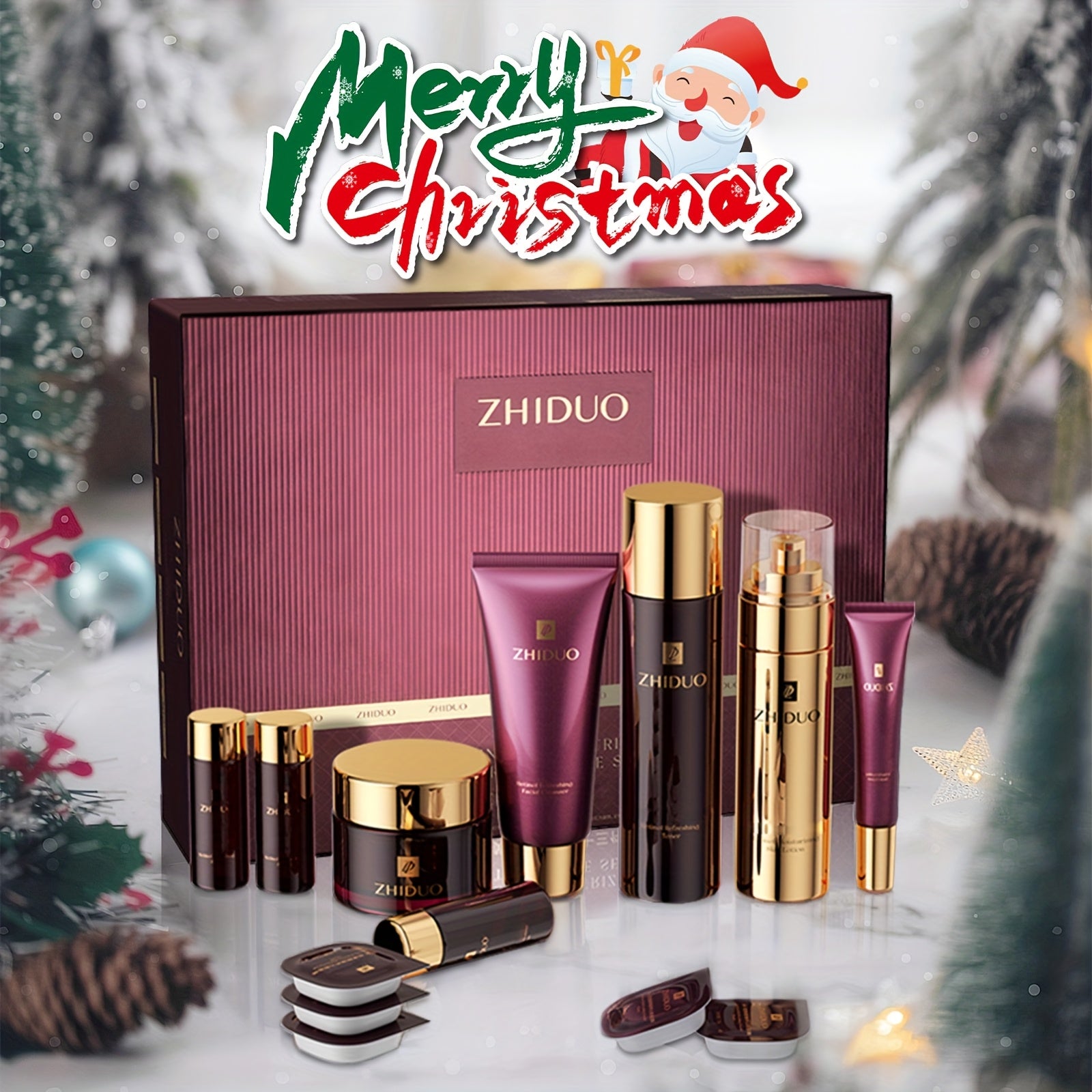 Anti-aging skincare set with 9pcs