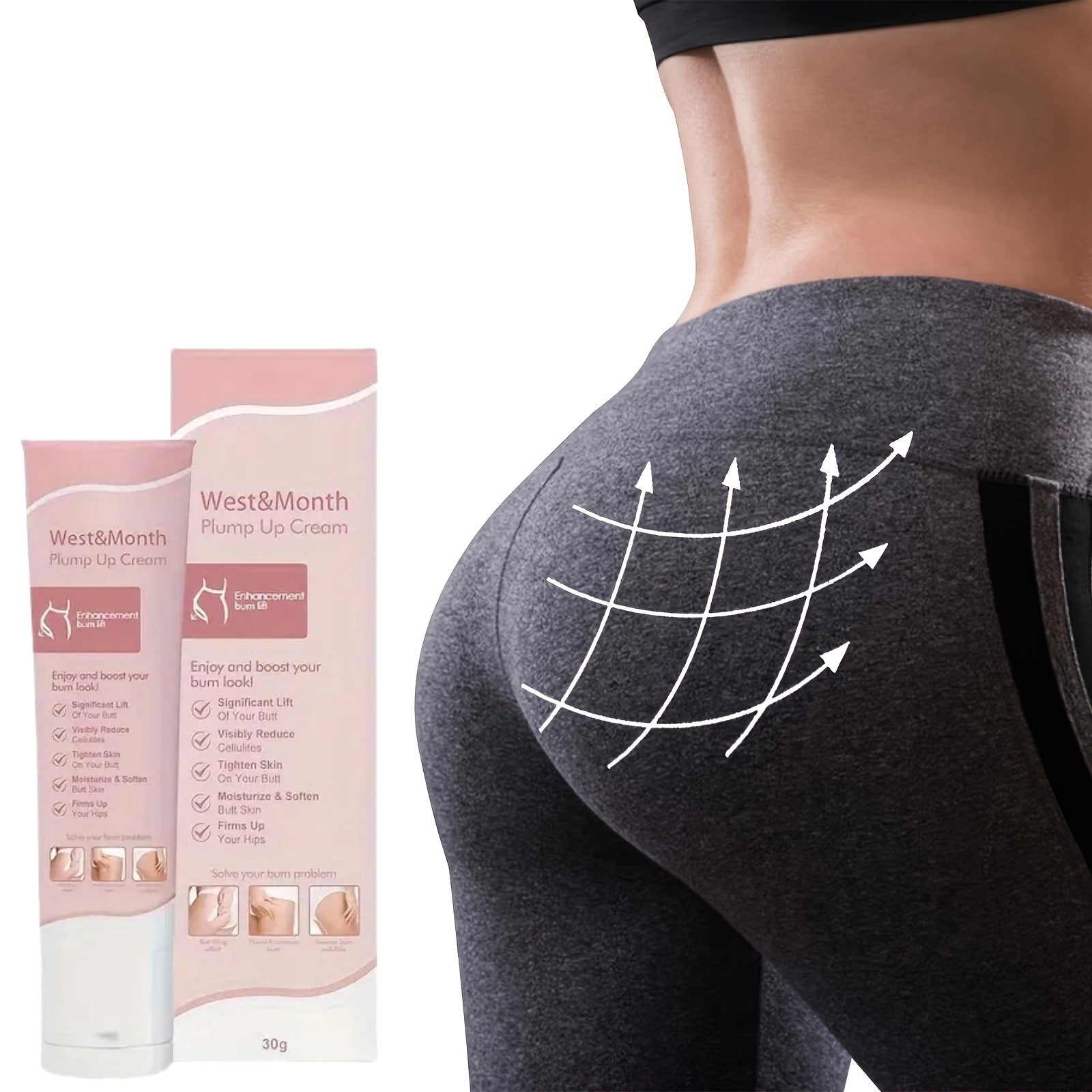 3pcs Miracle Body Hip Cream - Tightening And Moisturizing