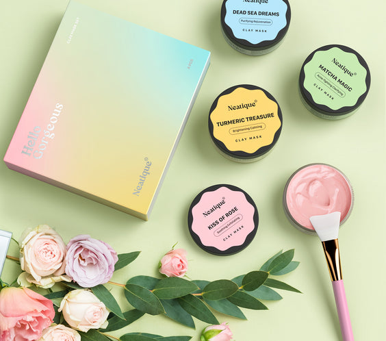 Neatique Face Masks Skincare Set, 480g (120gx4) - bodyrelief.uk