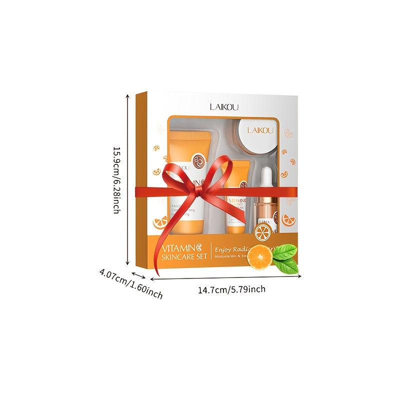 GlowRelief™ Vitamin C Essentials – 4-in-1 Radiance Skincare Set