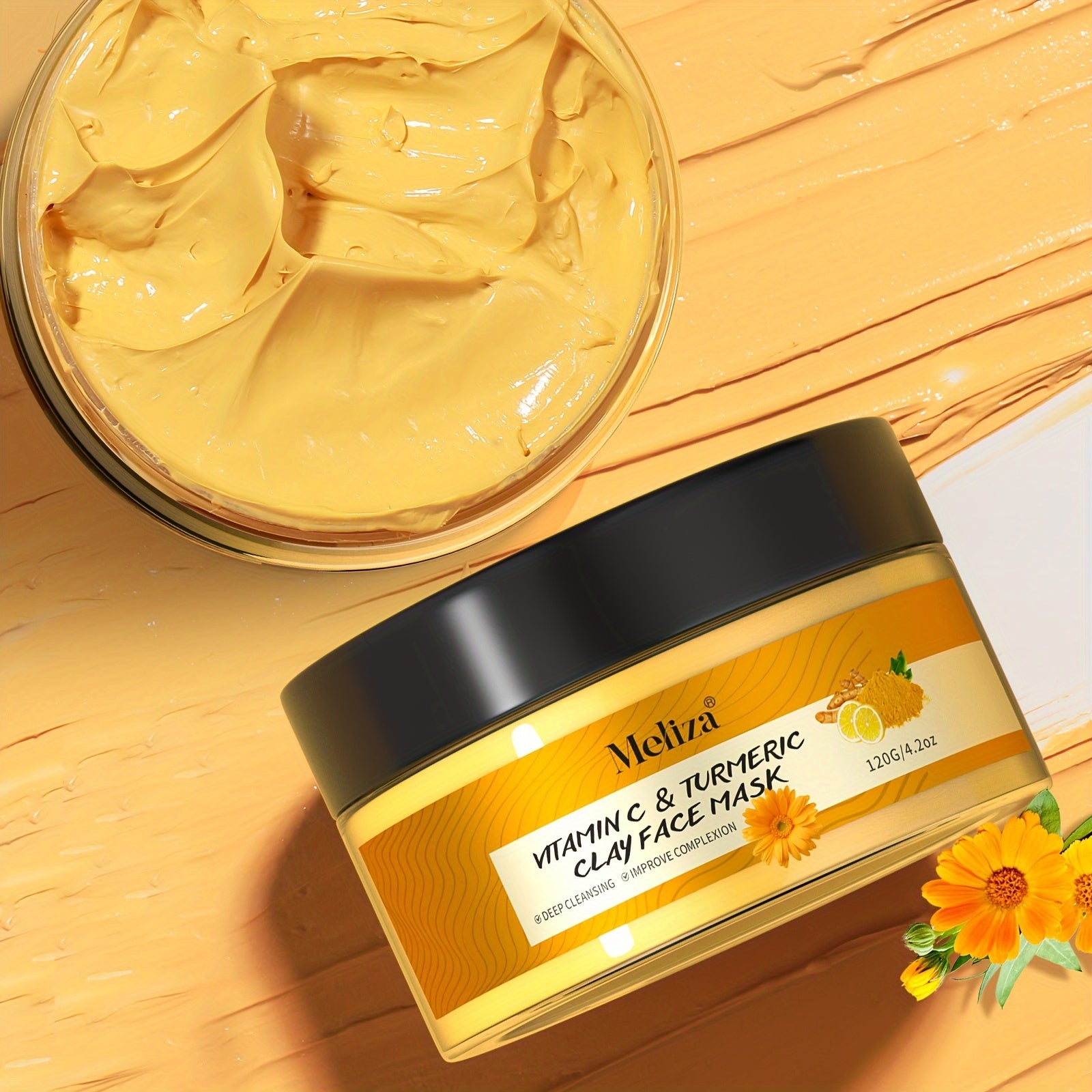 MELIZA Vitamin C & Turmeric Clay Facial Mask