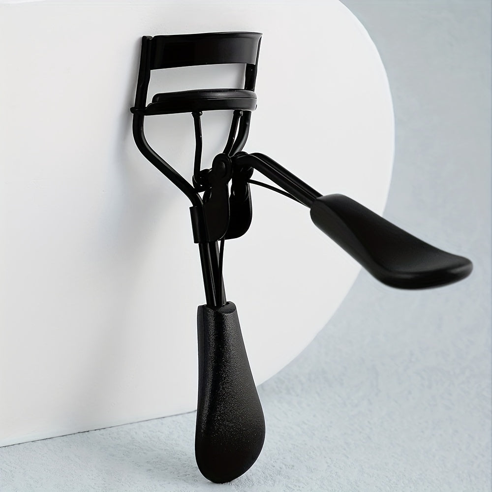 1 Portable Black Eyelash Curler, Stainless Steel Eyelash Curler
