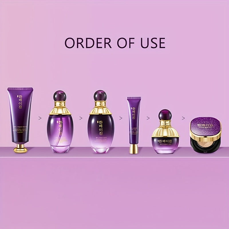Korean-Inspired Purple Ganoderma Facial Skincare Set