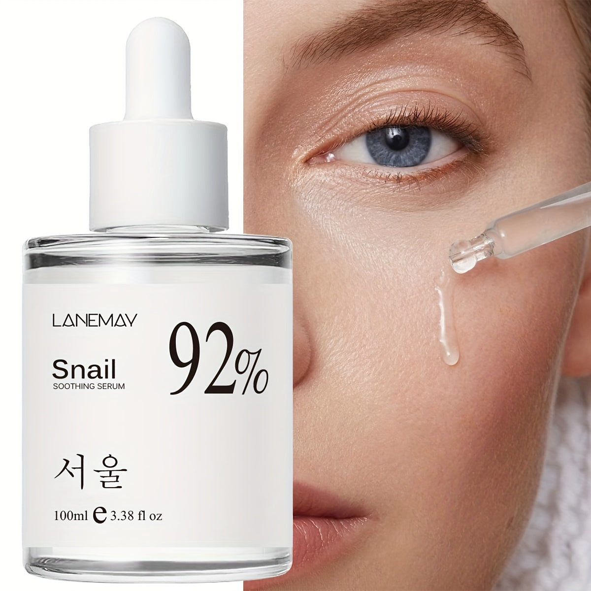 SkinRelief™ Snail Essence – 100ml 92% Hydrating Repair Serum