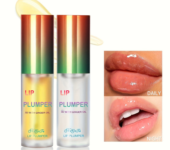 LipRelief™ Ginger Mint Plump – Volumizing Glow Oil Set - bodyrelief.uk