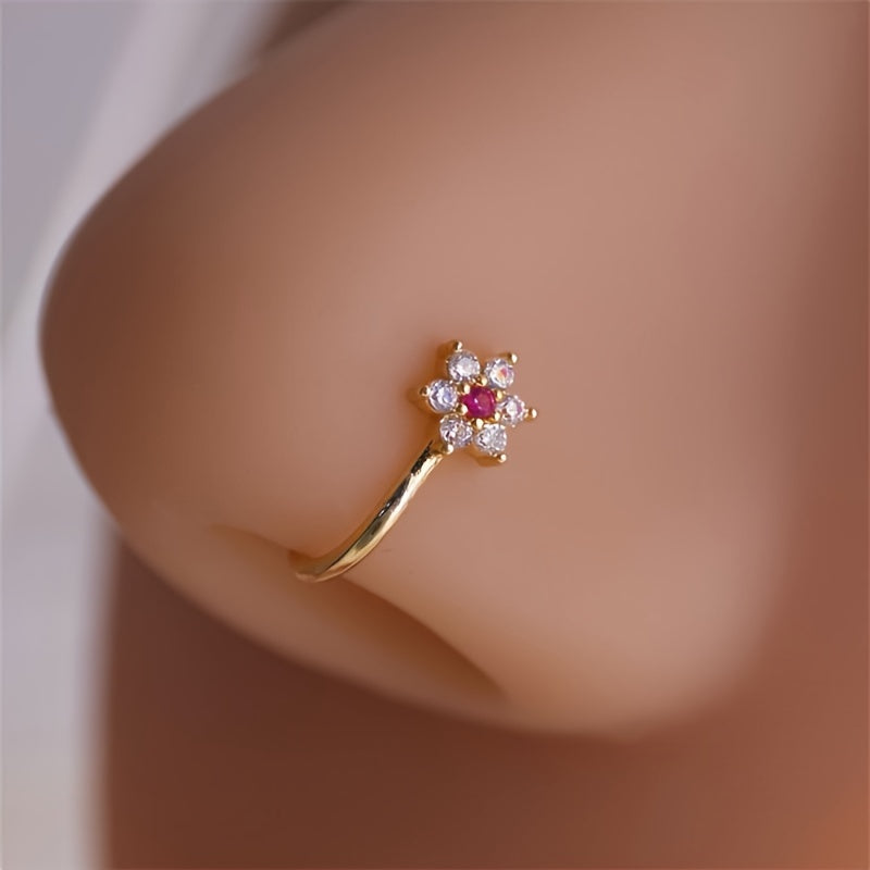 4pcs set of Women's fashionable snowflakes, cherry blossoms - bodyrelief.uk