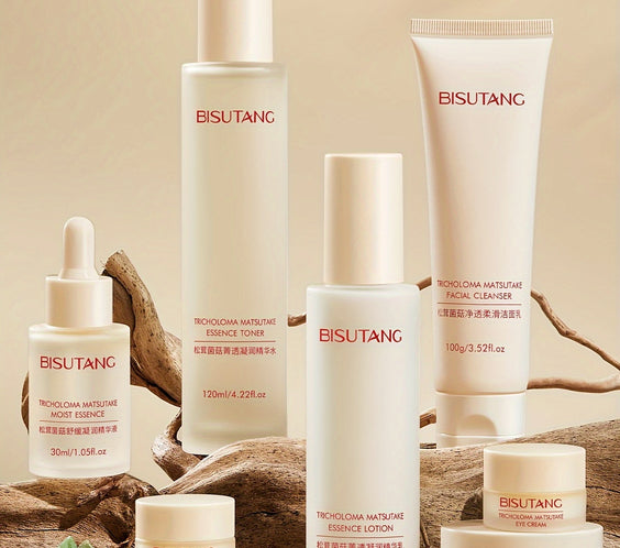 BISUTANG 8-Piece Mushroom Extract Facial Skincare Kit for Women - bodyrelief.uk