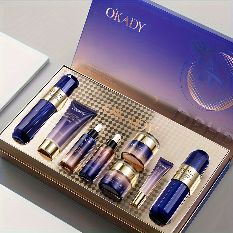 8pcs Hydrating Facial Care Set - Moisturizing Skincare Collection
