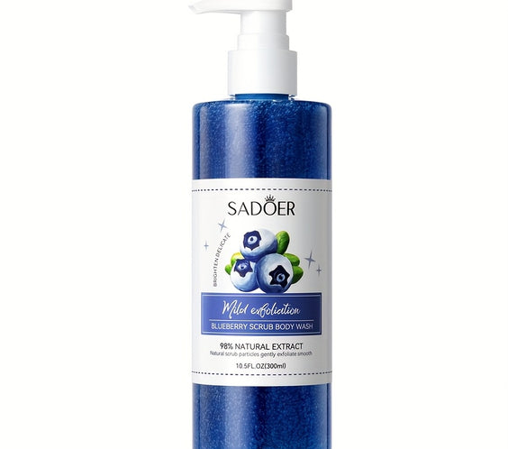 Blueberry Exfoliating Shower 300ml Gel with Berry Extract - bodyrelief.uk