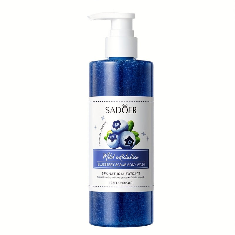 Blueberry Exfoliating Shower 300ml Gel with Berry Extract - bodyrelief.uk