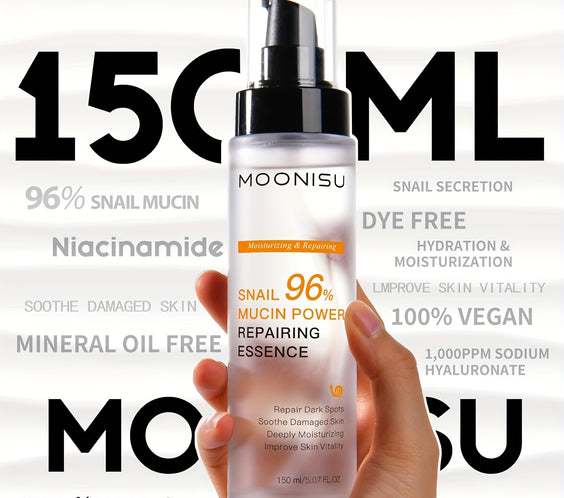 SkinRelief™ Snail Repair – 150ml 96% Advanced Mucin Serum - bodyrelief.uk
