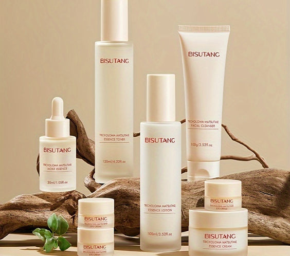 BISUTANG 8-Piece Mushroom Extract Facial Skincare Kit for Women - bodyrelief.uk