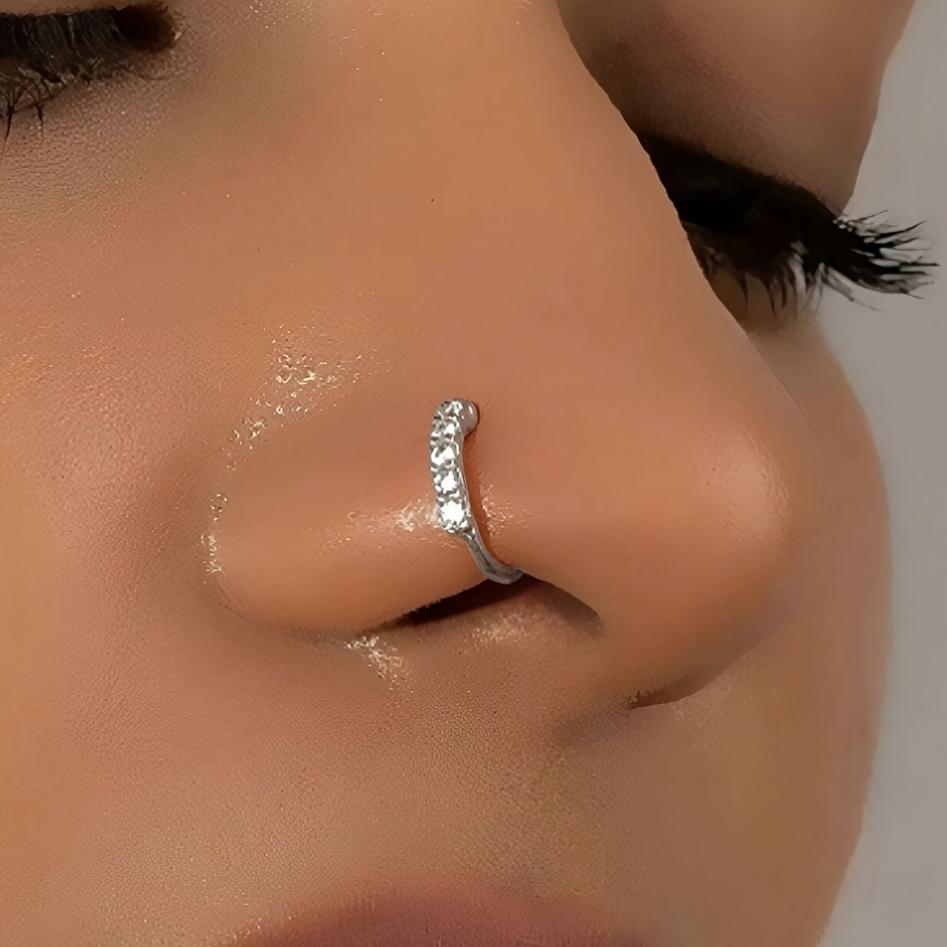 2pcs Bohemian Summer Sexy Style False Nose Rings