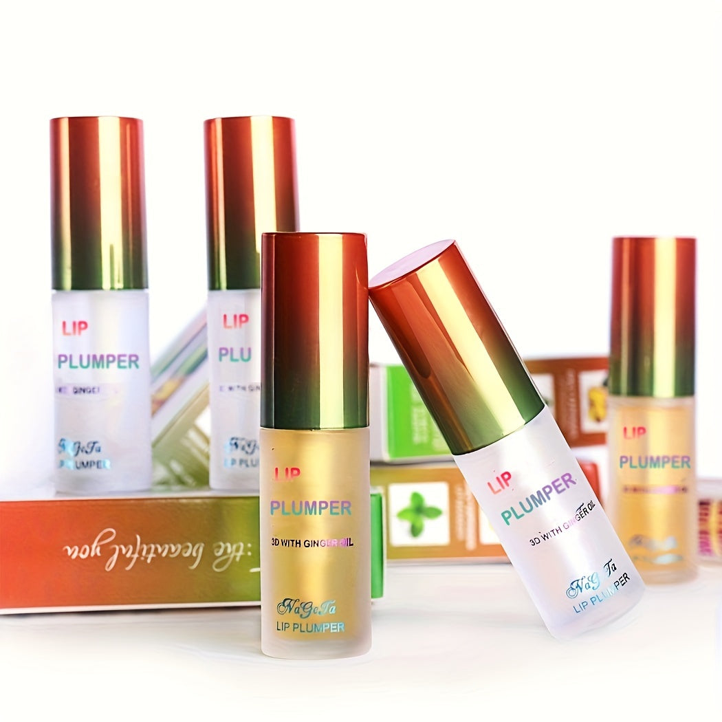 LipRelief™ Ginger Mint Plump – Volumizing Glow Oil Set