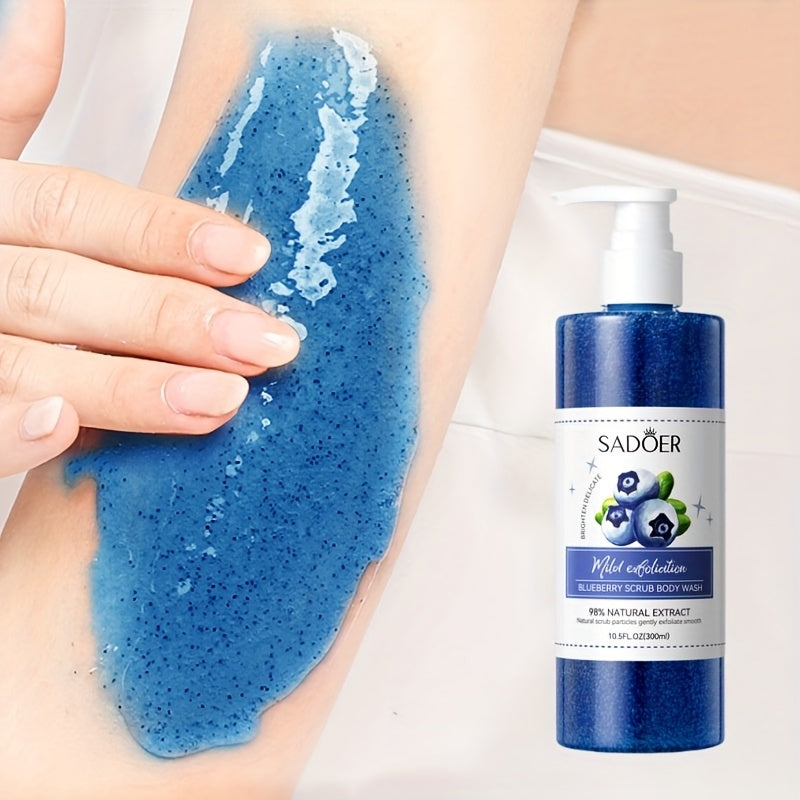 Blueberry Exfoliating Shower 300ml Gel with Berry Extract - bodyrelief.uk