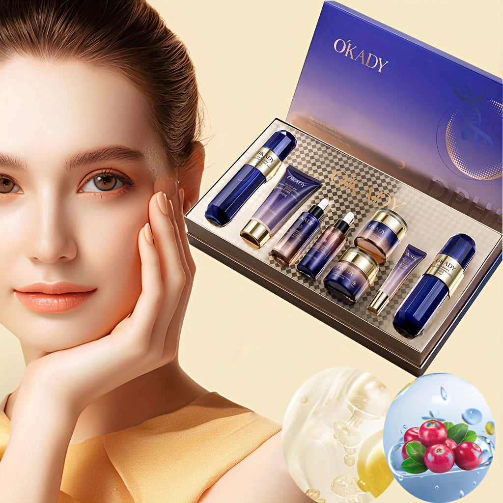 8pcs Hydrating Facial Care Set - Moisturizing Skincare Collection - bodyrelief.uk