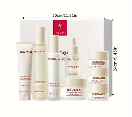 BISUTANG 8-Piece Mushroom Extract Facial Skincare Kit for Women - bodyrelief.uk