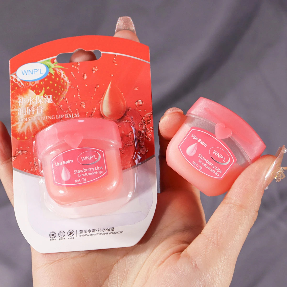 1pc Moisturizing Lip Balm All-natural Lip Mask for Dry Lips Refreshing Anti-Cracked Lip Gloss Treatment Makeup - bodyrelief.uk