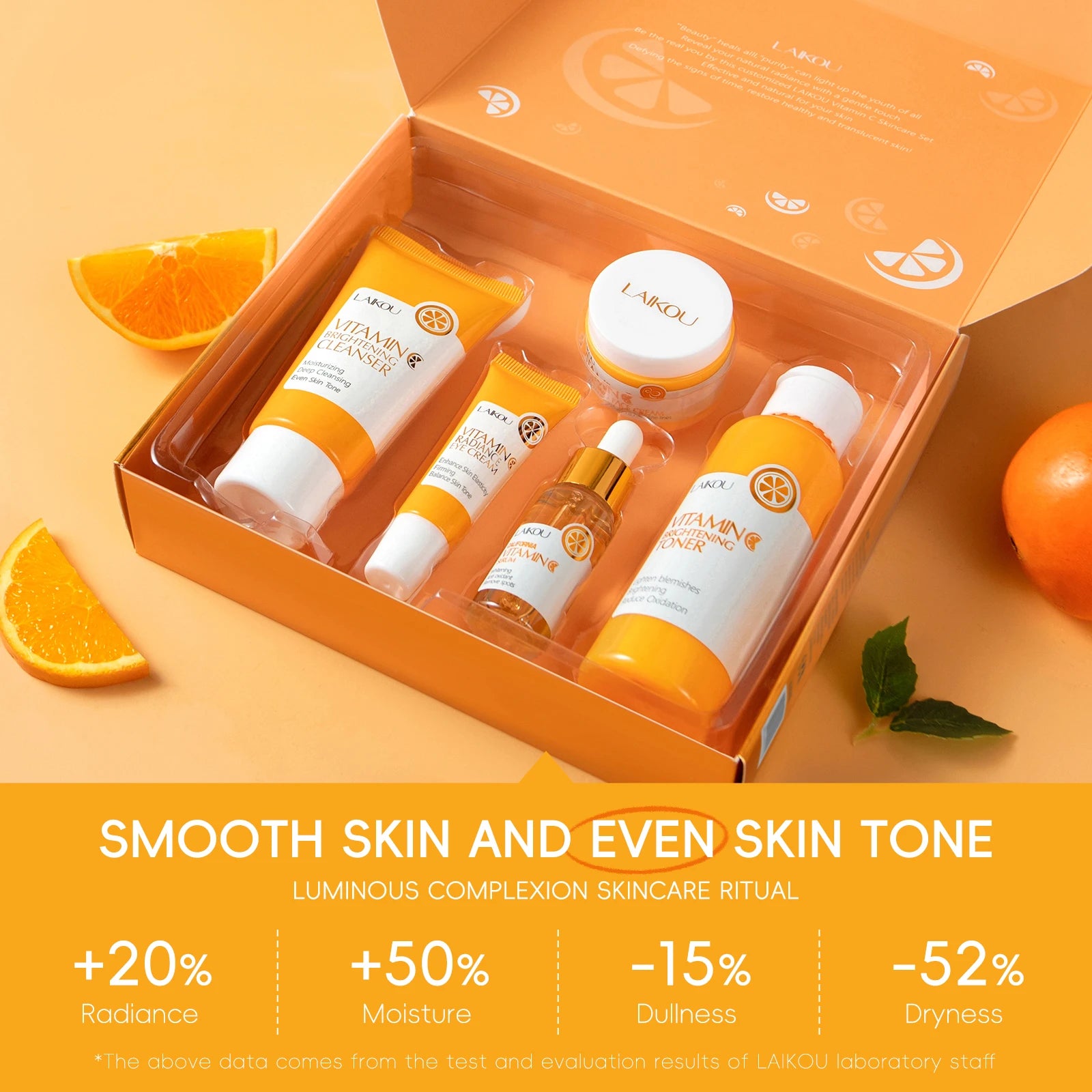 LAIKOU VITAMIN C Skincare Set Brightening 5Pcs