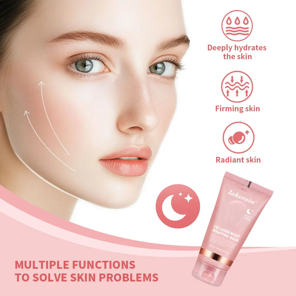 Korean Deep Collagen Mask Peel Off Mask Face Anti Wrinkle Lifting - bodyrelief.uk