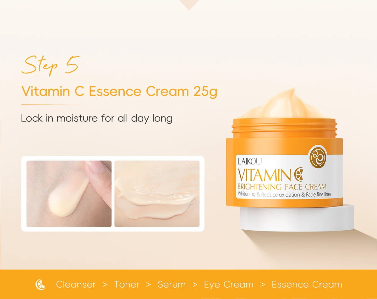 LAIKOU VITAMIN C Skincare Set Brightening 5Pcs