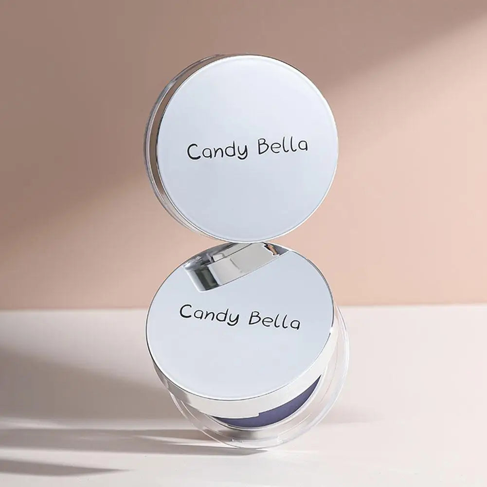 Lavender Pressed Powder Matte Powder Lasting Oil Control Full Coverage Face Compact Setting Powder Makeup Foundation Cosmetics - bodyrelief.uk