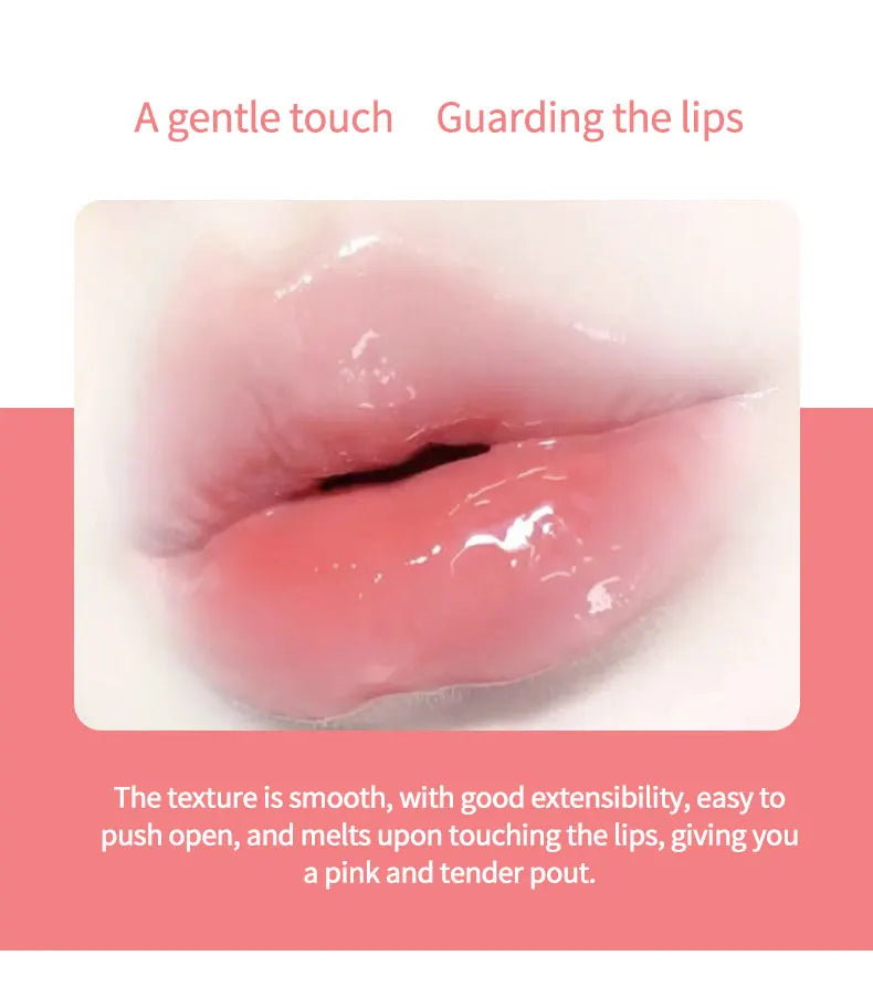 CACE Cherry Blossom Honey Lip Balm — Deeply Hydrating and Plumping, Water-Rich Glossy Finish, Non-Sticky, - bodyrelief.uk