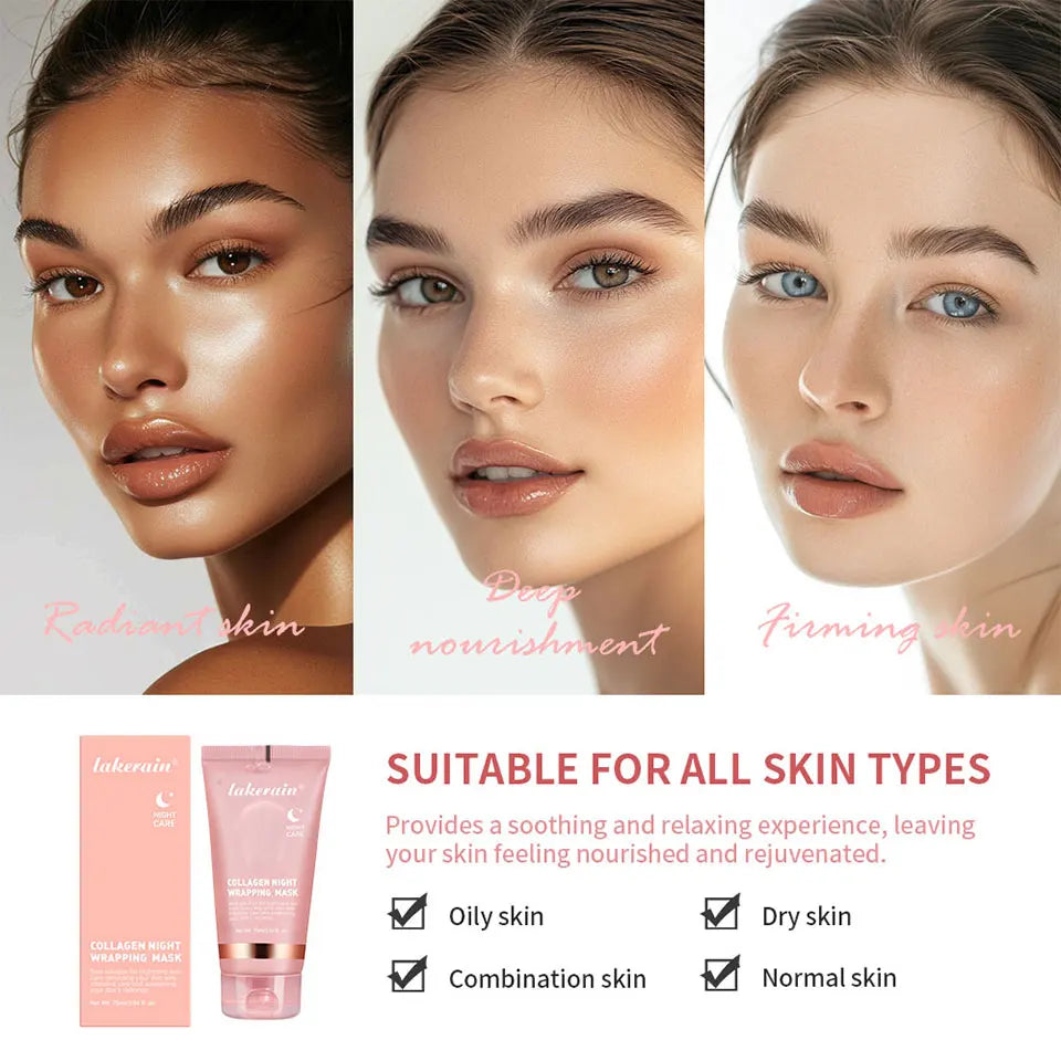 Korean Deep Collagen Mask Peel Off Mask Face Anti Wrinkle Lifting