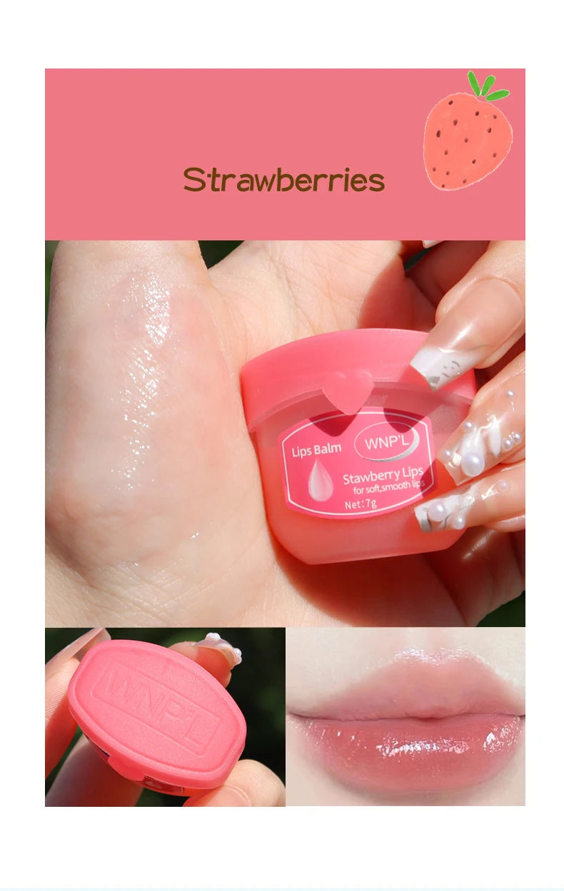 1pc Moisturizing Lip Balm All-natural Lip Mask for Dry Lips Refreshing Anti-Cracked Lip Gloss Treatment Makeup - bodyrelief.uk