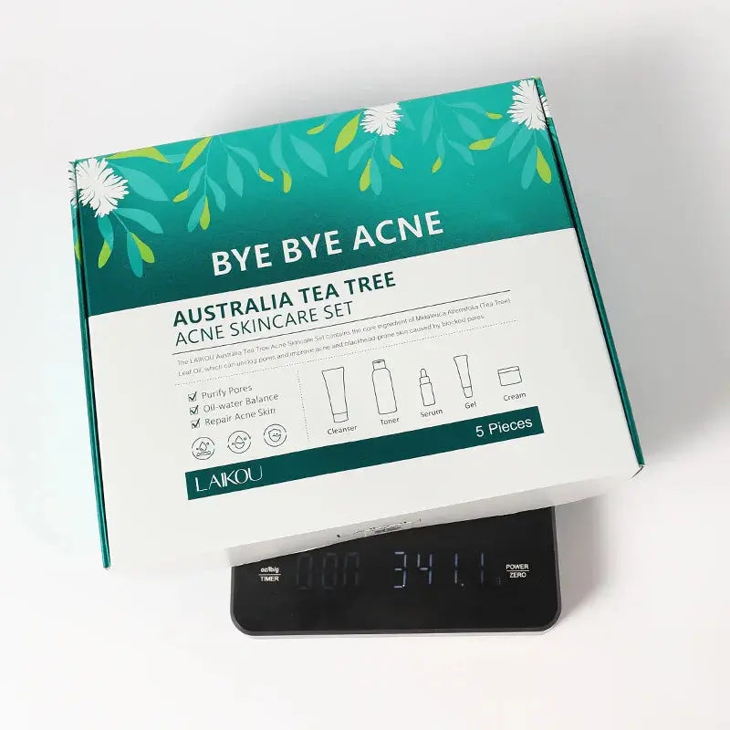 LAIKOU Australia Tea Tree Acne Skincare Five-Piece Set - bodyrelief.uk
