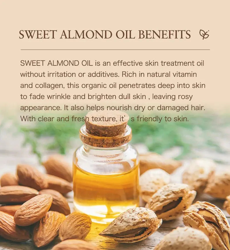 100ml Sweet Almond Oil Body Care Massage