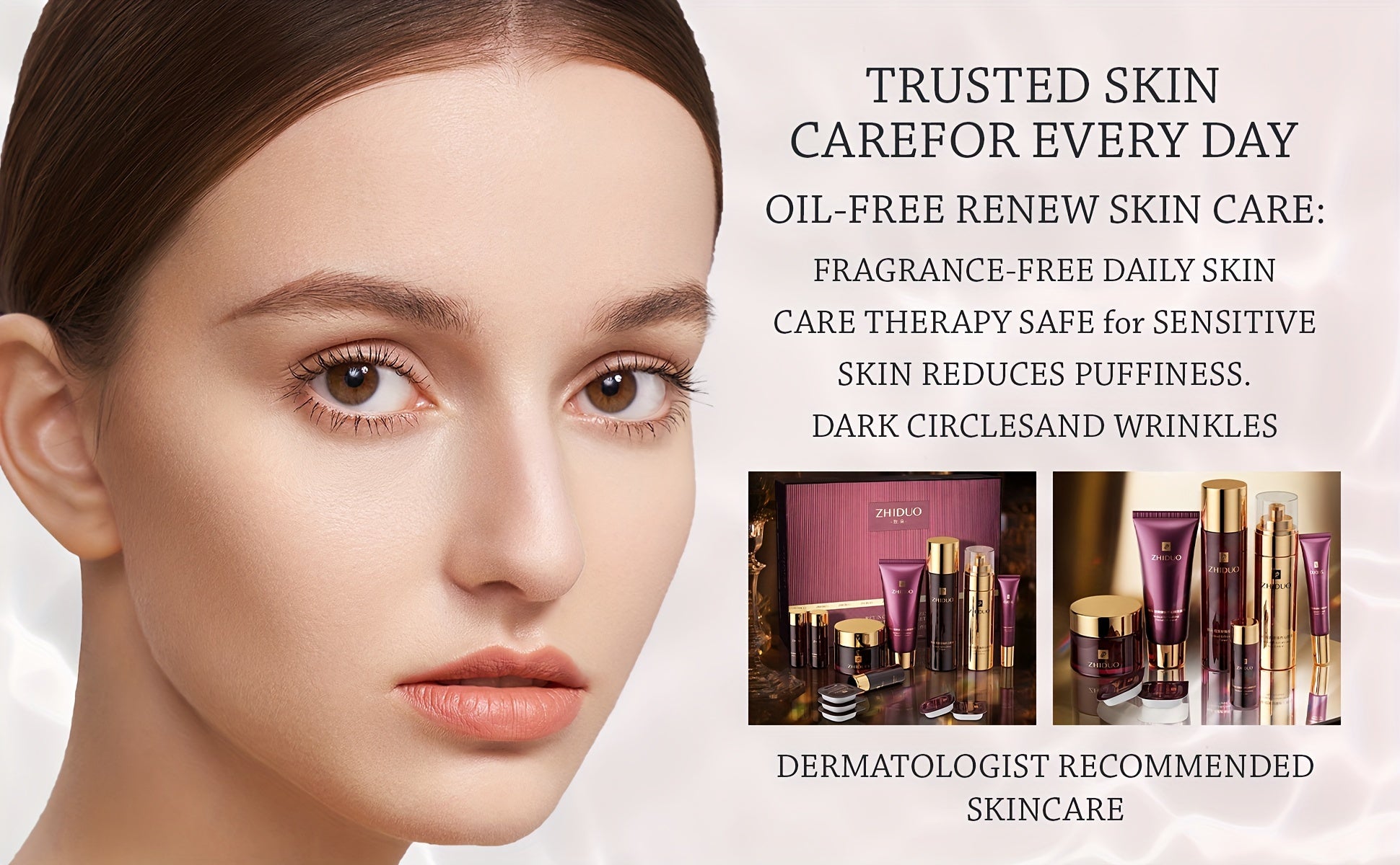 Anti-aging skincare set with 9pcs