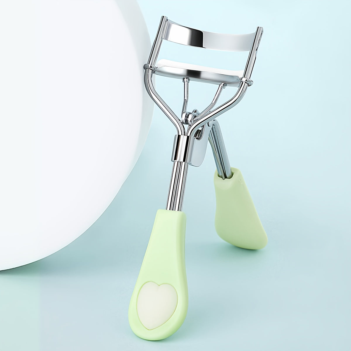 1 Portable Black Eyelash Curler, Stainless Steel Eyelash Curler