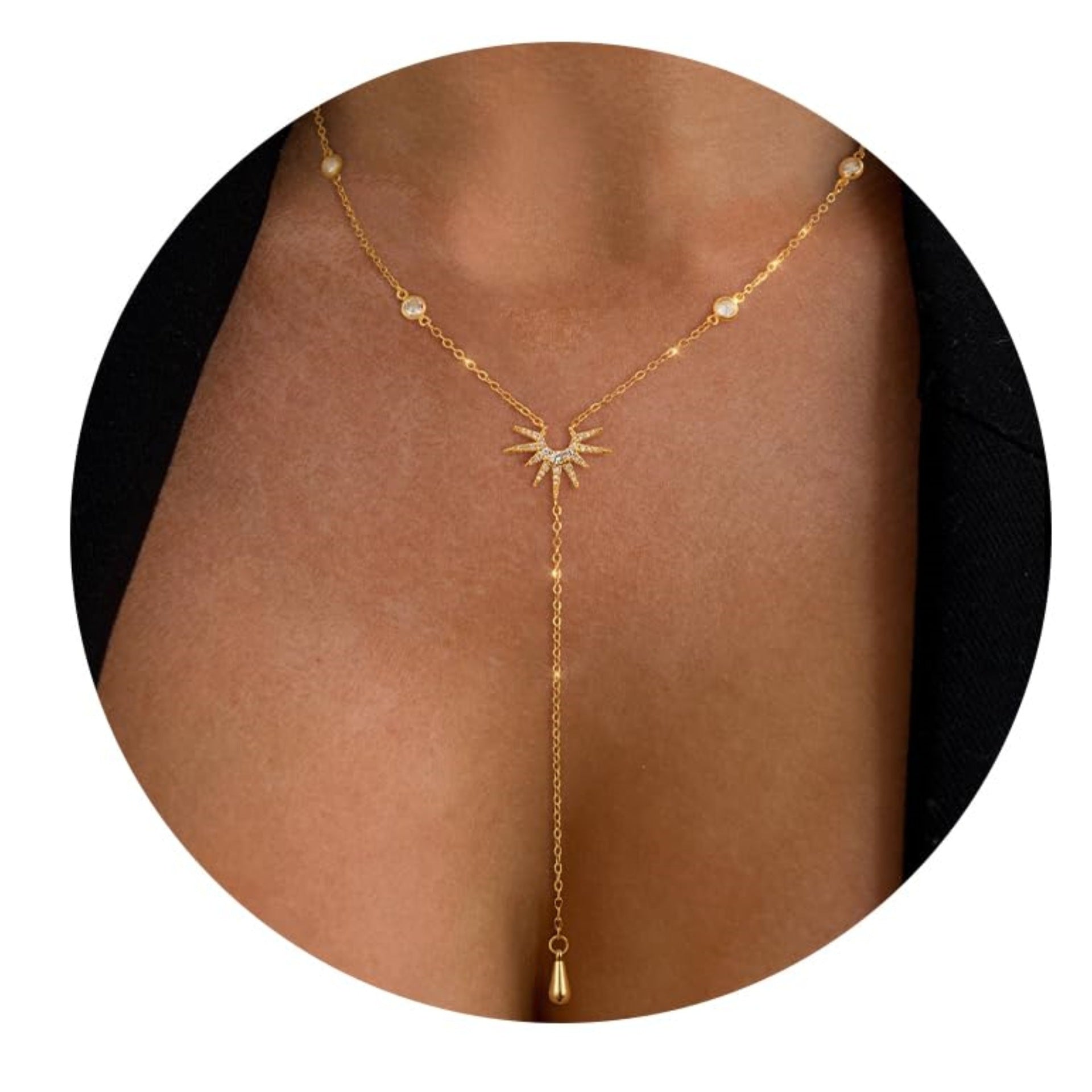1pc Women's Y-Neck Chain - Long Minimalist Beach Jewelry