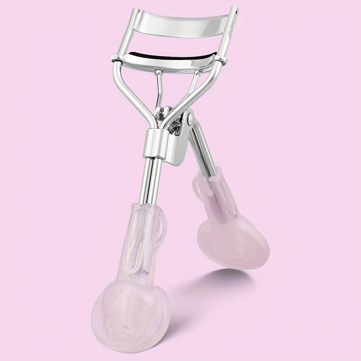 1 Portable Black Eyelash Curler, Stainless Steel Eyelash Curler