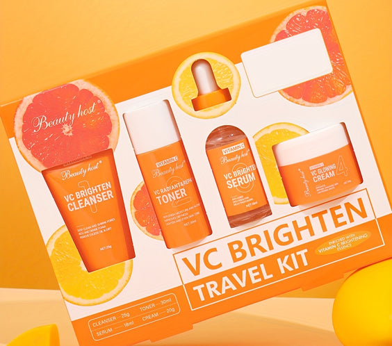 GlowRelief™ Hydration & Radiance – 4-in-1 Vitamin C & Hyaluronic Travel Set - bodyrelief.uk