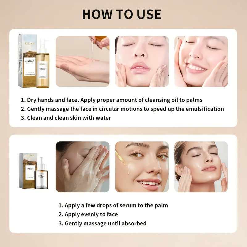 Kit Eisliike Cleansing Oil 100ml + Centella Asiatica Essence 30ml