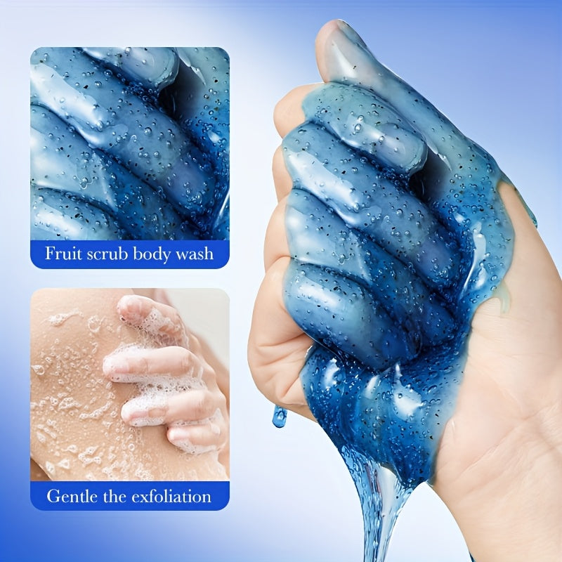 Blueberry Exfoliating Shower 300ml Gel with Berry Extract - bodyrelief.uk