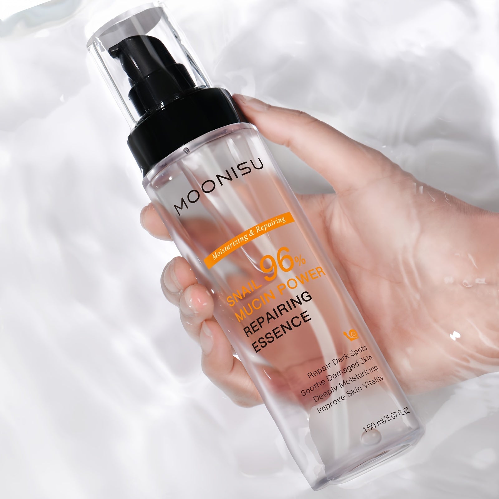 SkinRelief™ Snail Repair – 150ml 96% Advanced Mucin Serum - bodyrelief.uk