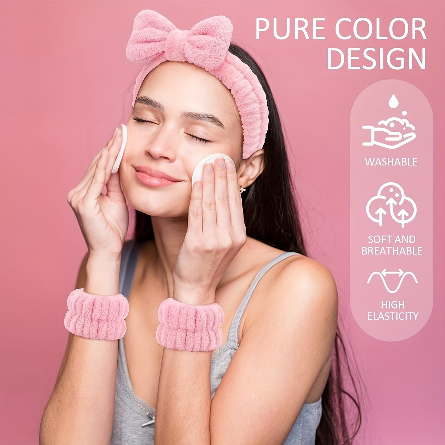 8pcs/set Hair Accessories Kit For Women And daily use Lovely Bowknot Decorative