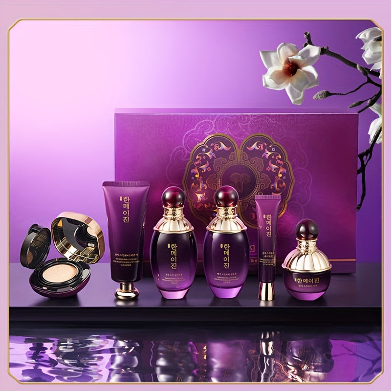 Korean-Inspired Purple Ganoderma Facial Skincare Set