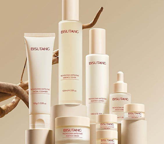 BISUTANG 8-Piece Mushroom Extract Facial Skincare Kit for Women - bodyrelief.uk