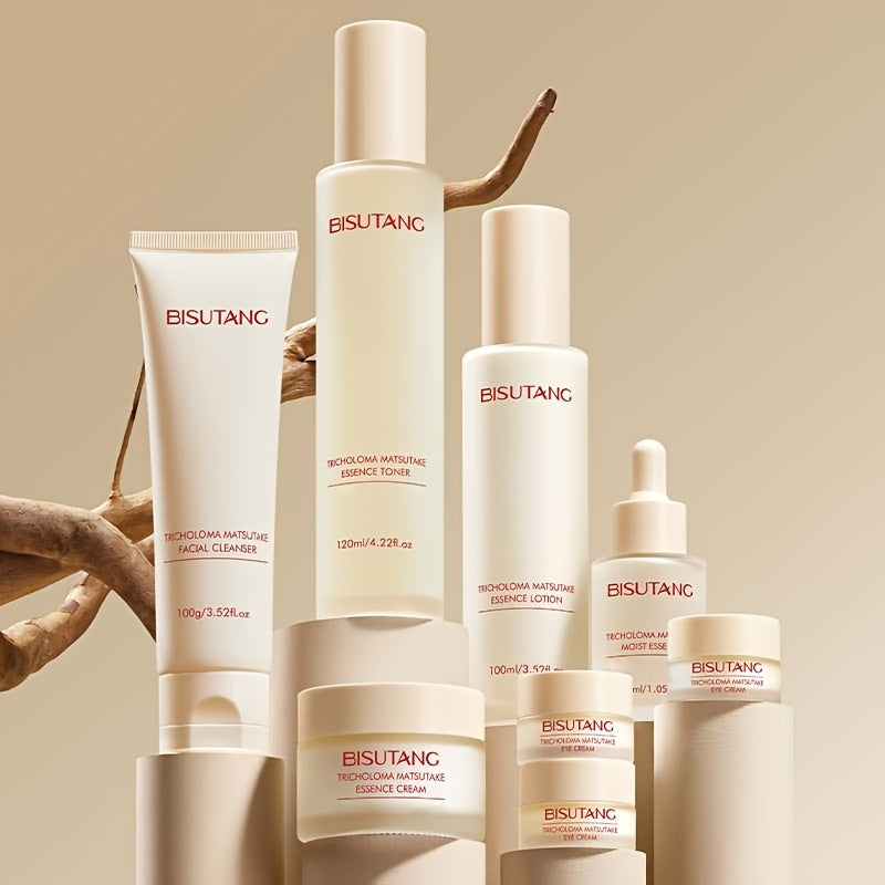 BISUTANG 8-Piece Mushroom Extract Facial Skincare Kit for Women - bodyrelief.uk