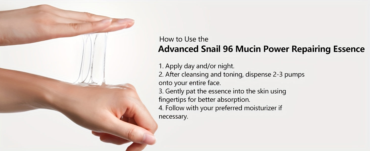 SkinRelief™ Snail Repair – 150ml 96% Advanced Mucin Serum - bodyrelief.uk