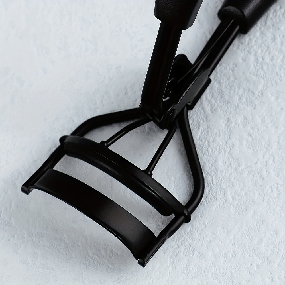 1 Portable Black Eyelash Curler, Stainless Steel Eyelash Curler